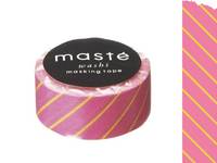 Washi Tape stripes pink 15mm Washi Tape stripes pink 15mm