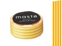Washi Tape stripes neon orange 15mm Washi Tape stripes neon orange 15mm