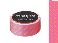 Washi Tape lines neon pink 15mm Washi Tape lines neon pink 15mm