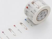 Washi Tape safety pin / dress pin 35mm Washi Tape safety pin / dress pin 35mm