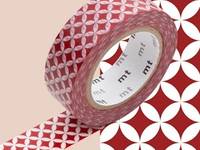 Washi Tape shippou beni 15mm Washi Tape shippou beni 15mm