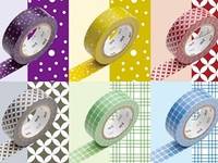 Washi Tape Wamon 6er Set B 15mm Washi Tape Wamon 6er Set B 15mm