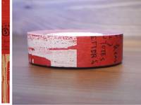 Washi Tape Graffiti B red 15mm