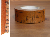 Washi Tape Old Book braun 20mm Washi Tape Old Book braun 20mm