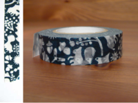 Washi Tape forest of squirrel navy 15mm Washi Tape forest of squirrel navy 15mm