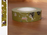 Washi Tape girls yomogi 15mm Washi Tape girls yomogi 15mm