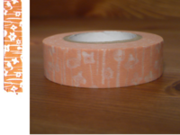 Washi Tape small flower pink 15mm