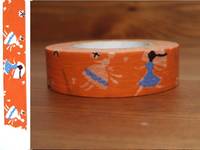 Washi Tape love letter orange 15mm Washi Tape love letter orange 15mm