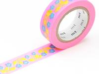 Washi Tape mt ex Retro flower 15mm Washi Tape mt ex Retro flower 15mm