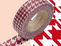 Washi Tape Chidori koshi red 15mm Washi Tape Chidori koshi red 15mm