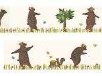 Washi Tape mt ex Kasaneru - Bear & Squirrel 30mm Washi Tape mt ex Kasaneru - Bear & Squirrel 30mm