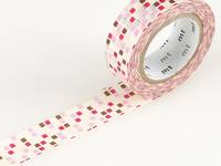 Washi Tape tile pink 15mm Washi Tape tile pink 15mm