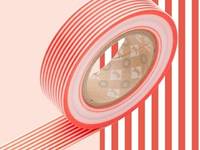 Washi Tape border orange 15mm Washi Tape border orange 15mm