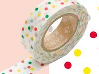 Washi Tape drop red 15mm