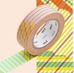 Washi Tape stripe-checked red 15mm Washi Tape stripe-checked red 15mm
