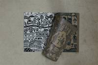 A4 wrapping paper pad Coffee shop and Temple circuit. 2sheets A4 wrapping paper pad Coffee shop and Temple circuit. 2sheets