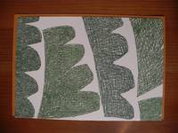 Letterpress folio card M. fir tree Letterpress folio card M. fir tree