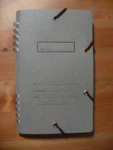 pocket notebook gray