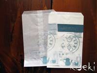 glassine paper bag Tea Time 2pc