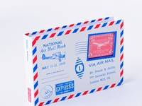 Photo album AIRMAIL (postcard size) White Photo album AIRMAIL (postcard size) White