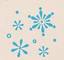 Stempel Schneeflocken Stempel Schneeflocken