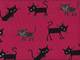 Katzen & Punkte pink Doubleface Katzen & Punkte pink Doubleface