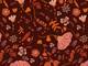 Cotton+Steel Canyon Springs - Canyon Poppy - Dusk Unbleached Canvas Cotton+Steel Canyon Springs - Canyon Poppy - Dusk Unbleached Canvas