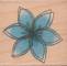 Stempel Blüte blau Stempel Blüte blau