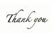 Hochzeitsstempel - Thank you groß Hochzeitsstempel - Thank you groß