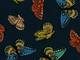 Cotton+Steel Monarch Navy Canvas Metallic Cotton+Steel Monarch Navy Canvas Metallic