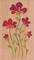 Stempel Blumen rot Stempel Blumen rot
