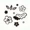 Stempel Bambus, Pflaume & Kiefer Stempel Bambus, Pflaume & Kiefer