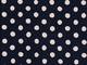 Wachstuch Punkte navy Wachstuch Punkte navy