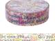 Washi Tape Typing Letters Pink 15mm