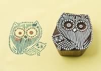 Blockwallah Stempel - Owl Family Blockwallah Stempel - Owl Family