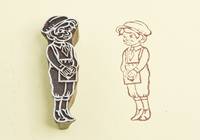Blockwallah Stempel - Junge Blockwallah Stempel - Junge