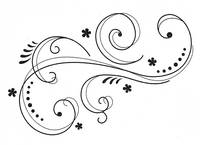 Stempel Blumenranke Stempel Blumenranke