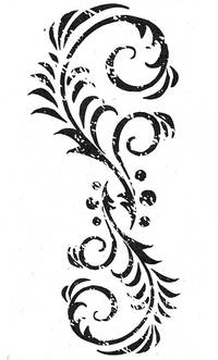 Stempel Blumenranke Stempel Blumenranke