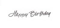 Stempel Happy Birthday groß Stempel Happy Birthday groß