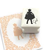 Silhouette Stamp Girl Silhouette Stamp Girl