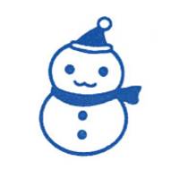 Ministempel Schneemann Ministempel Schneemann