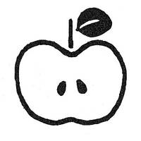 Stempel Apfel Stempel Apfel