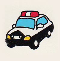 Stempel Polizeiwagen Stempel Polizeiwagen