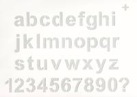 Schablone Alphabet klein Schablone Alphabet klein