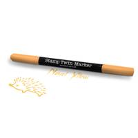 Stamp Twin Marker Navel Yellow Stamp Twin Marker Navel Yellow