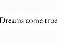Stempel Dreams come true Stempel Dreams come true