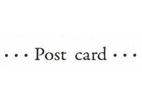 Stempel Post card Stempel Post card