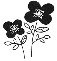 Stempel Blume Stempel Blume