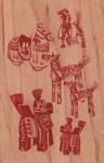 Stempel Pferde-Figuren Stempel Pferde-Figuren