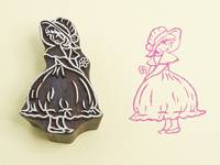 Blockwallah Stempel - Mädchen Blockwallah Stempel - Mädchen